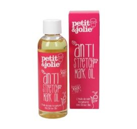 PETIT AND JOLIE 100% dabīga ādu mitrinoša un barojoša eļļa pret strijām grūtniecēm, 100 ml