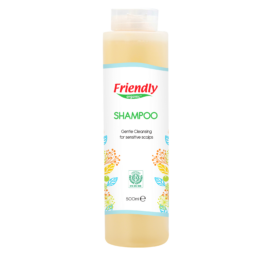 Friendly Organic organisk šampūns jutīgai galvas ādai 500 ml