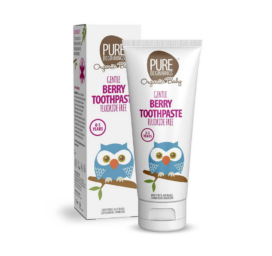 "Pure Beginnings" dabīga zobu pasta ar ogu garšu, kalciju un ksilītu, no 0+ gadiem, 75 ml
