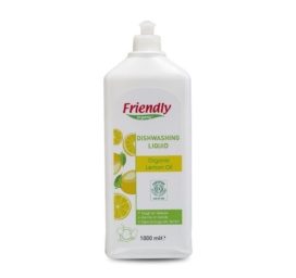 FRIENDLY ORGANIC organiskās trauku mazgāšanas līdzeklis ar citronu eļļu 1000 ml