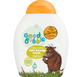 GOOD BUBBLE 2in1 bērniem paredzēts mitrinošs, bez asarām šampūns-dušas želeja ar opuncijas aromātu, 250 ml