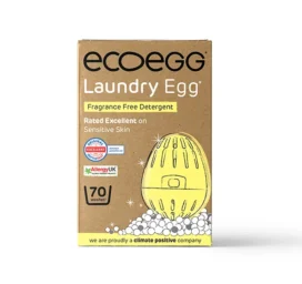 ECOEGG veļas ola + BEZ AROMATA granulas, 70 mazgāšanas reizes