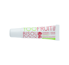 TOOFRUIT Bisou Doux bioloģisks aizsargājošs un mitrinošs lūpu balzams bērniem ar aveņu eļļu, 10 ml