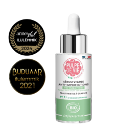 PULPE DE VIE Anti-Imperfection No Filter serums ar prebiotikām ideālai ādai, piemērots normālai, ar akni pakļautai un problemātiskai ādai, 30ml