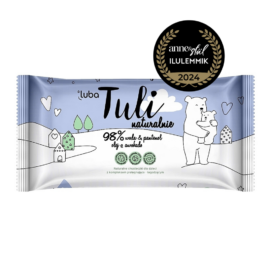 Tuli bioloģiski noārdāmas un kompostējamas mitrās salvetes ar 98% ūdens, pantenolu un avokado eļļu, 50 gab.