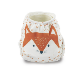 KIT and KIN ECONYL hipoalerģiskas un ļoti absorbējošas kabatas autiņbiksītes ar koksnes celulozes un kaņepju serdi, ar lapsas rakstu