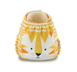 KIT and KIN ECONYL hipoalerģiskas un ļoti absorbējošas kabatas autiņbiksītes ar koka celulozes un kaņepāju serdi, ar tīģera rakstu