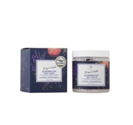 MAGRADA lavandas ķermeņa skrubis ar greipfrūtu ēterisko eļļu, 250 ml