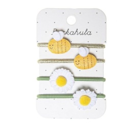 Rockahula Kids matu gumijas ar bitēm un margrietiņām, 4 gab.