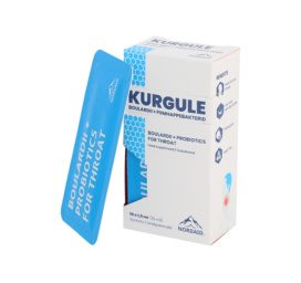 NORDAID pilieni ar boulardii un pienskābes baktērijām kaklam, iepakojumā 10*1.5 ml