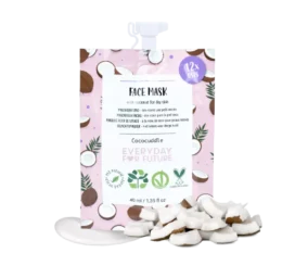 EVERYDAY FOR FUTURE Cococuddle ādu mīkstinoša un mitrinoša sejas maska ļoti sausai ādai ar saulespuķu sēklu, rīcineļļu un kokosriekstu eļļu, 40 ml