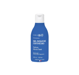 BORN TO BIO organisks monoi ziedu aromāts, atsvaidzinošs dušas želeja, 300 ml