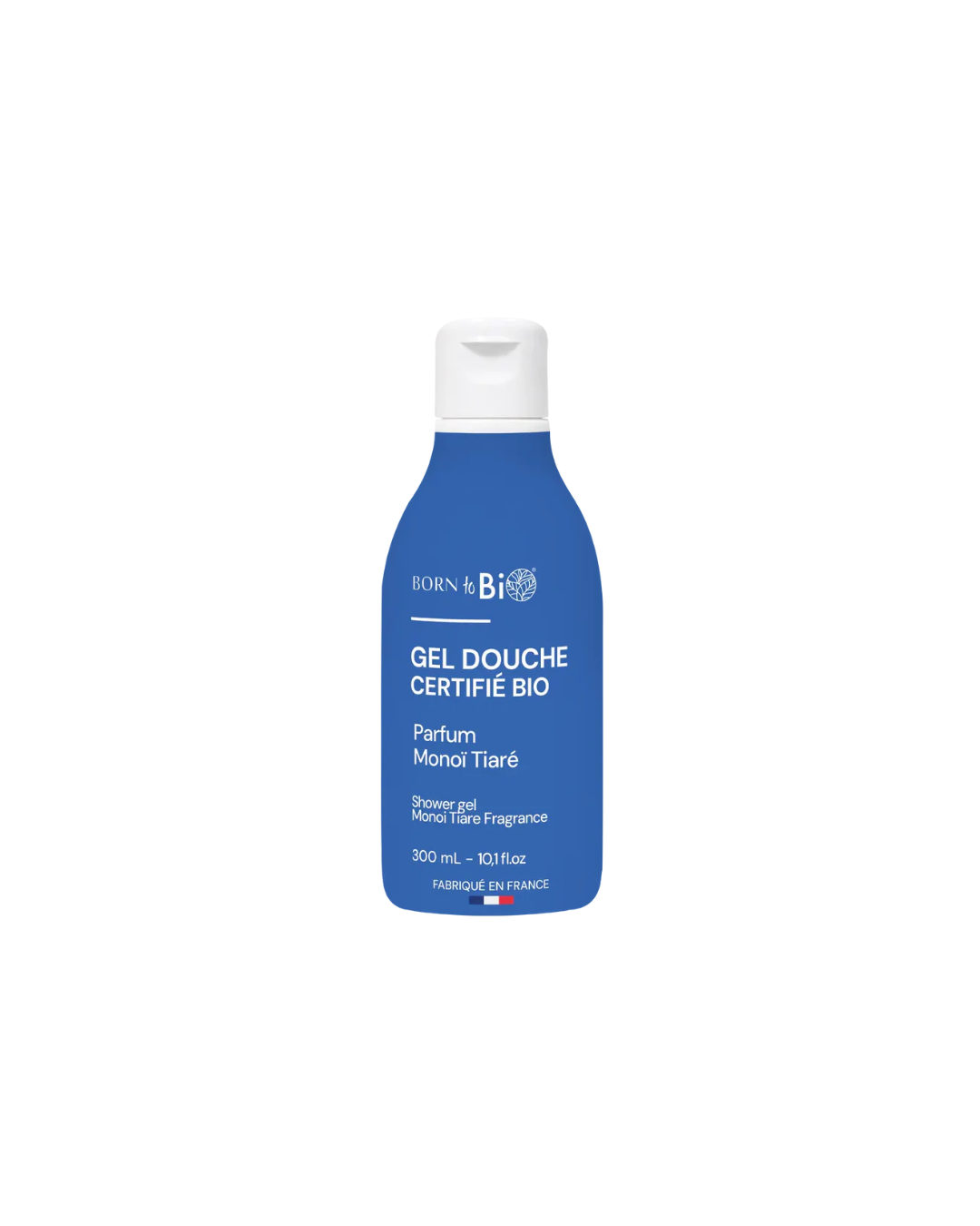 BORN TO BIO organisks monoi ziedu aromāts, atsvaidzinošs dušas želeja, 300 ml