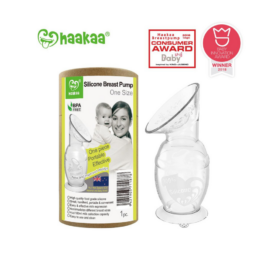 HAAKAA manuāla, viegli uzturama pārtikas kvalitātes silikona krūts slauktuve, 100 ml