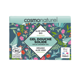 GRAVIER Cosmo Naturel 100% dabīgs plastmasas brīvs atsvaidzinošs cietais dušas gels ar alveju, 85 gr