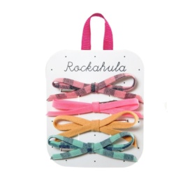 Rockahula Kids Laimīgo Dienu matu sprādzes ar loku, 4 gab.