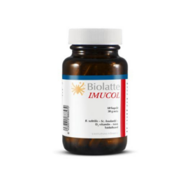 Biolatte Imucol kapsulas ķermeņa stiprināšanai un imūnsistēmas atbalstam, 60 gab.