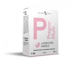 FORMULA VITALE PREGNA+ DAUDZVITAMĪNI un minerālvielas grūtniecēm, 30 tabletes
