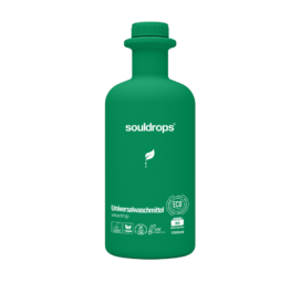 SOULDROPS bioloģiski noārdāms veļas gēls ar svaiguma aromātu krāsainiem un baltiem audumiem SEADROP, 1300 ml