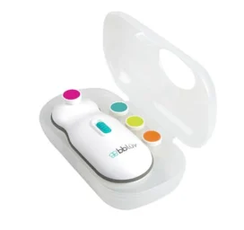 BBLÜV Trimö elektriskā nagu vīle ar dažāda izmēra uzgaļiem zīdaiņiem un bērniem no 0+ mēnešu vecuma