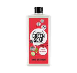 MARCELS GREEN SOAP trauku mazgāšanas līdzeklis ar bergamoti un redīsiem, 500 ml