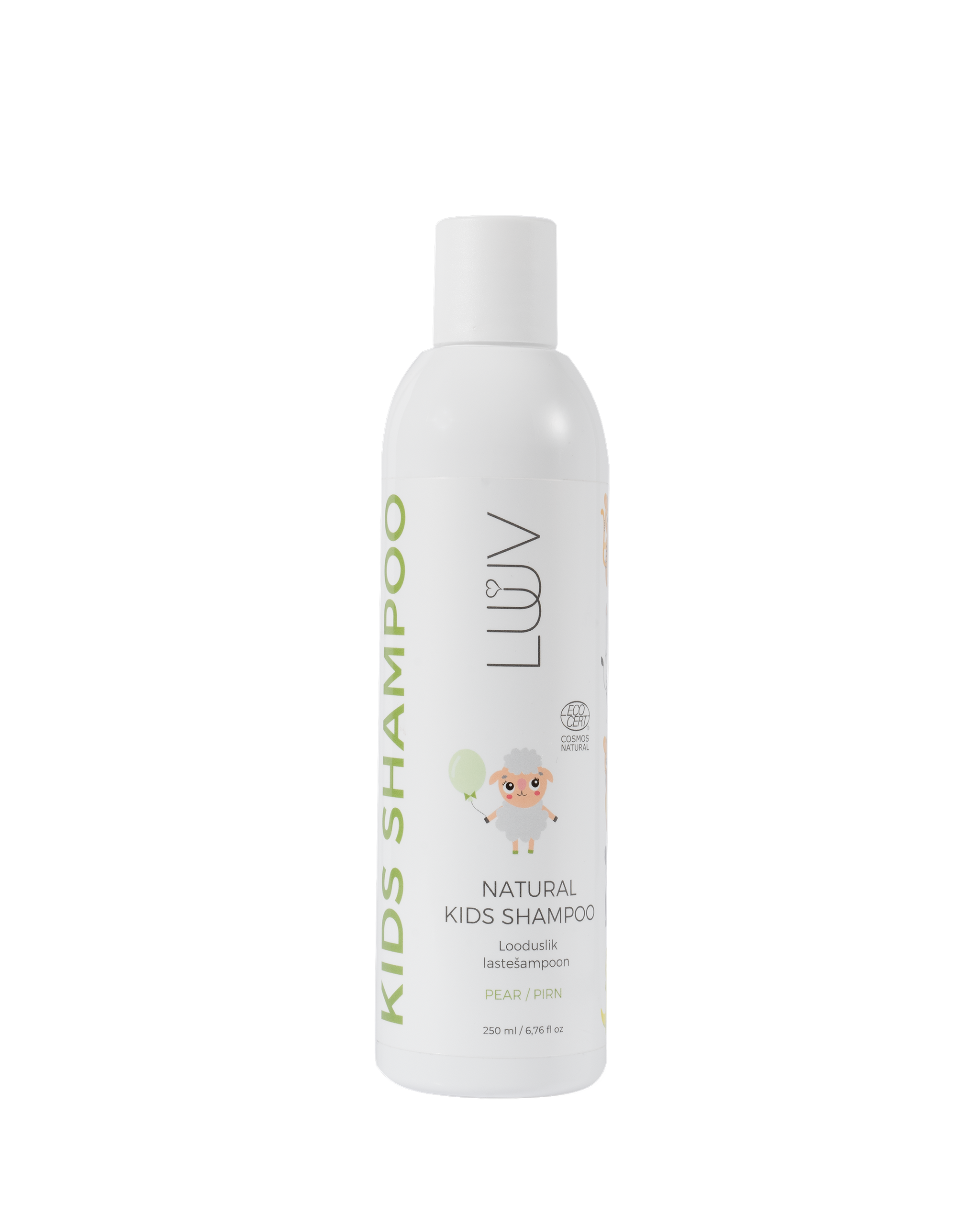 LUUV dabīgais bumbieru aromāta šampūns bērniem, 200 ml