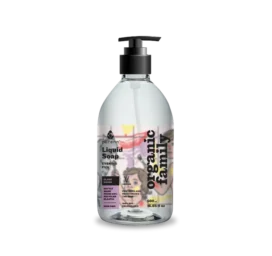 PURENN EVENING FUN dabīgas mitrinošas ģimenes šķidrās ziepes ar brūkleņu un liepu ziedu ekstraktu, 500 ml