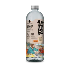 PURENN MORNING RUSH dabīgās mitrinošās šķidrās ziepes ar kliņģerītēm PAPILDINĀŠANAS IEPAKOJUMS, 1000 ml