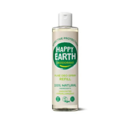 HAPPY EARTH 100% dabīgs dezodorants bez smaržas, uzpildes iepakojums 300 ml
