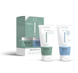 NAÏF bērnu ķermeņa un matu kopšanas komplekts 200 ml + 200 ml