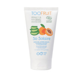 TOOFRUIT organiskais kopšanas un atsvaidzinošs pēc-saules gels bērniem ar alveju un aprikožu eļļu, 150 ml