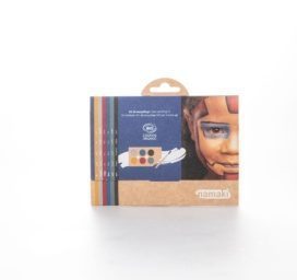 NAMAKI sešu dabisko sejas krāsu komplekts, STARPZVAIGŽŅU PASAULES