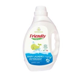 FRIENDLY ORGANIC dabīgais veļas gēls ar Marseljas ziepju aromātu, 2000 ml