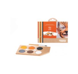 NAMAKI 6 dabisko sejas krāsu komplekts, SAVVAĻAS DZĪVNIEKU