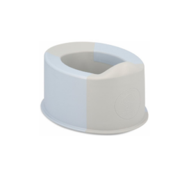 BUUBLA saliekams un pārnēsājams podiņš, krāsa ZILĀ-GAIŠI PELĒKĀ