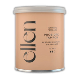ELLEN Probiotiskie Tamponi Vidējie, 12 gab.