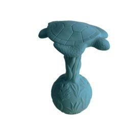 NATRUBA rokām darināta, bioloģiski noārdāma dabiskā kaučuka ķīmisko vielu nesaturoša graužamrota un grabulis VĒŽVĀRDIŅŠ, piemērota no 0+ mēnešiem