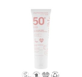 ALPHANOVA DAILY SUN SPF50 smaržām brīvs, ar smiltīm un ūdeni izturīgs saules aizsargkrēms zīdaiņiem un jutīgai ādai, 50 ML