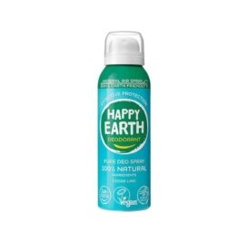 HAPPY EARTH dezodorants bez aerosola, 100% dabīgs, ar ciedra-kaļķa smaržu, 100 ml