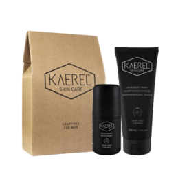 KAEREL nahahooldussari meestele: 2in1 šampoon-dušigeel ja deodorant