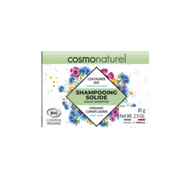 GRAVIER Cosmo Naturel cietais šampūns pelēkiem matiem ar rudzupuķēm, 85 g