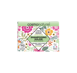 GRAVIER Cosmo Naturel cietais pretsēnīšu šampūns ar salviju, 85 G