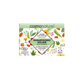 GRAVIER Cosmo Naturel cietais šampūns sausajiem matiem ar jojobas eļļu un alveju, 85 g