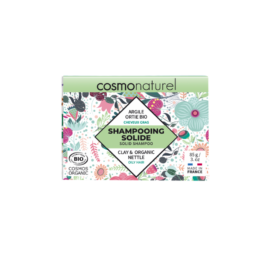 GRAVIER Cosmo Naturel cietais šampūns taukainiem matiem ar mālu un nātrēm, 85 g