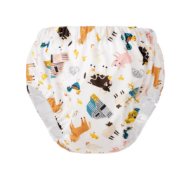 Happy Bear Diapers podiņbiksītes 2-4 gadiem, raksts LAUKU DZĪVNIEKI