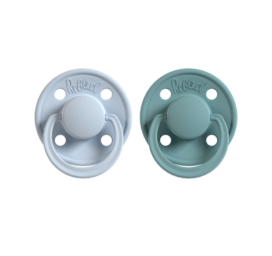 REBAEL Mono dabiska lateksa knupīši Tiny Sky / Powder izmērs no 6 mēnešiem, 2 gab. iepakojumā