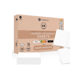 COSMEAU bioloģiski noārdāmas veļas svītras apģērbu mazgāšanai “Cherry Blossom”, 60 lietošanas reizes