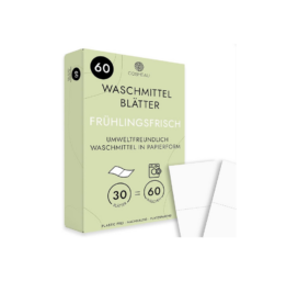 COSMEAU bioloģiskās noārdīšanās veļas mazgāšanas līdzekļu lentes Pavasaris, 60 lietošanas reizes