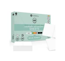 COSMEAU bioloģiski noārdāmās veļas plāksnītes drēbju mazgāšanai Wild Forest, 60 lietošanas reizes