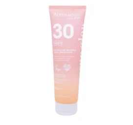 ALPHANOVA DAILY SUN SPF30 ūdensizturīgs saules aizsargkrēms ar aveņu sēklu un jojobas eļļu un monoi aromātu, 150 ML